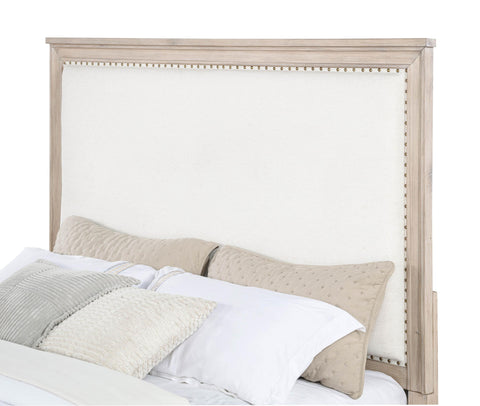 Enfield 66-inch Queen Panel Bed Washed Oak