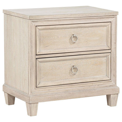 Enfield 2-drawer Nightstand Bedside Table Washed Oak