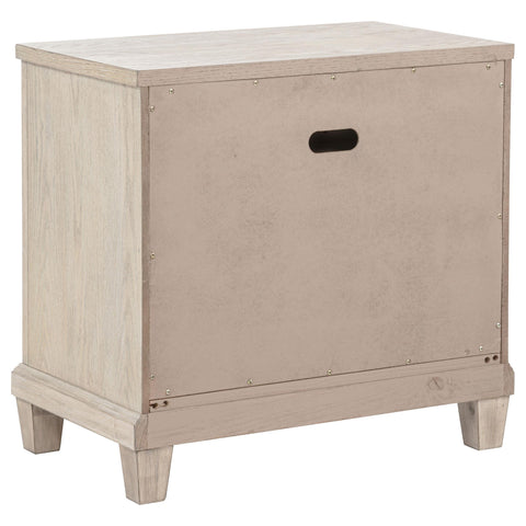 Enfield 2-drawer Nightstand Bedside Table Washed Oak