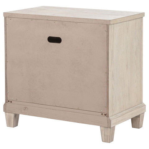 Enfield 2-drawer Nightstand Bedside Table Washed Oak
