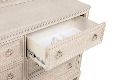 Enfield 6-drawer Bedroom Dresser Cabinet Washed Oak