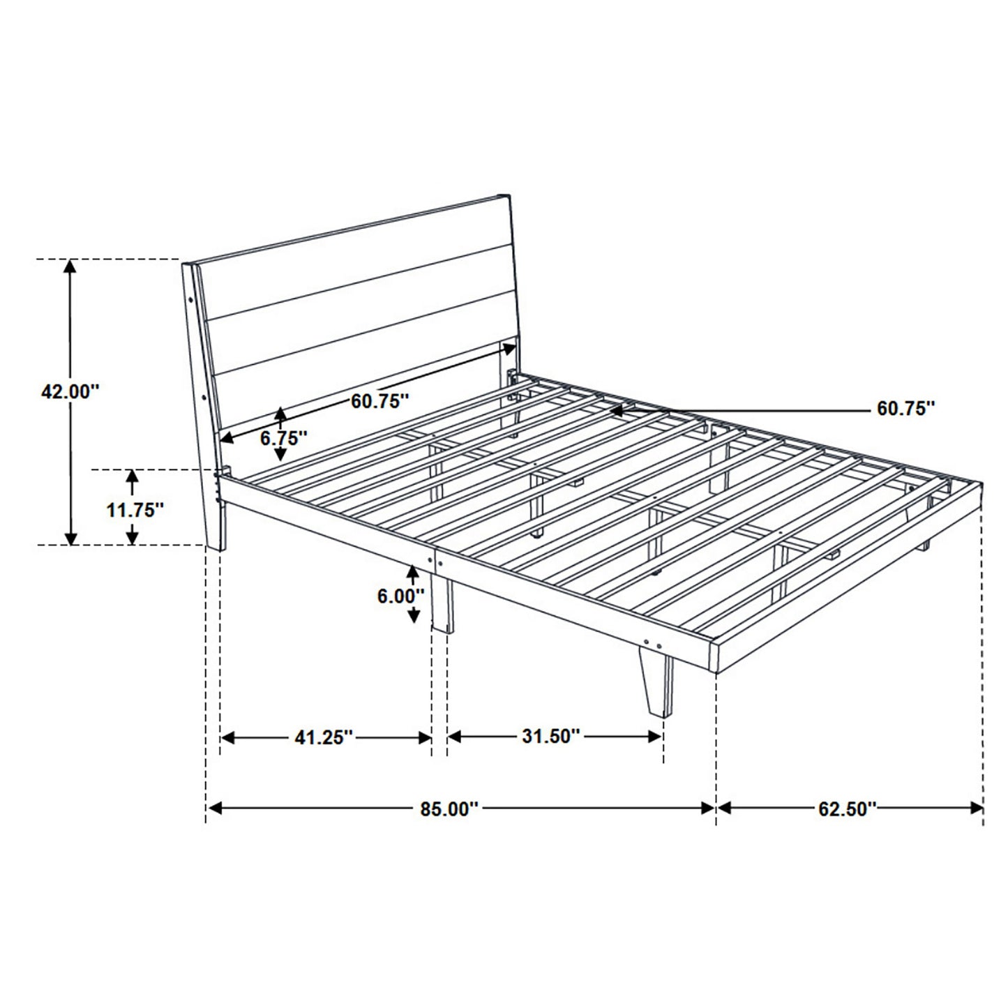 queen bed