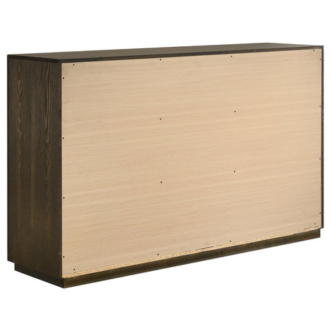 Fuller 4-piece Eastern King Bedroom Set Dark Oak