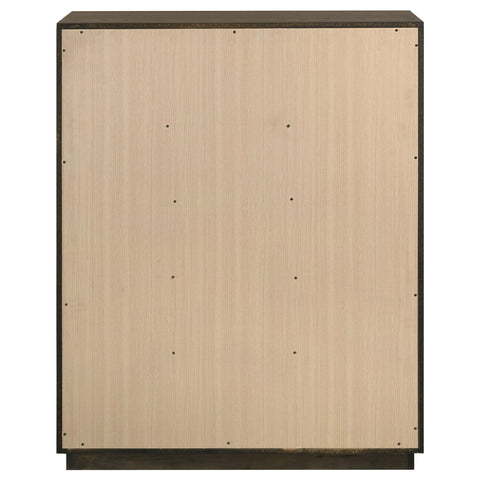 Fuller 5-drawer Bedroom Chest of Drawers Dark Oak