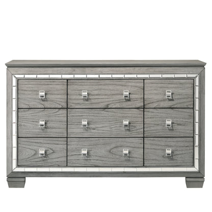 Altair Dresser, Light Gray Oak Finish