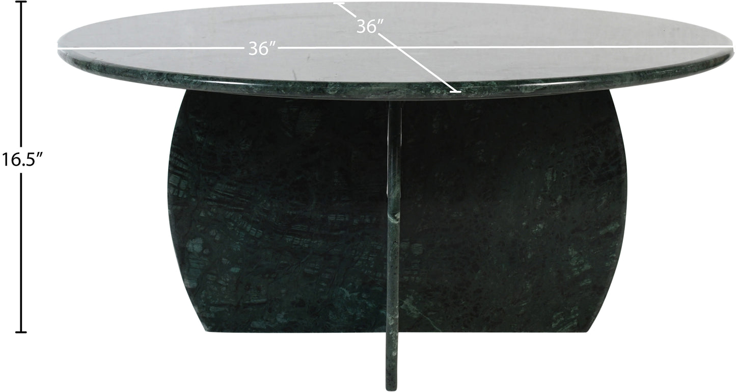 treviso green coffee table