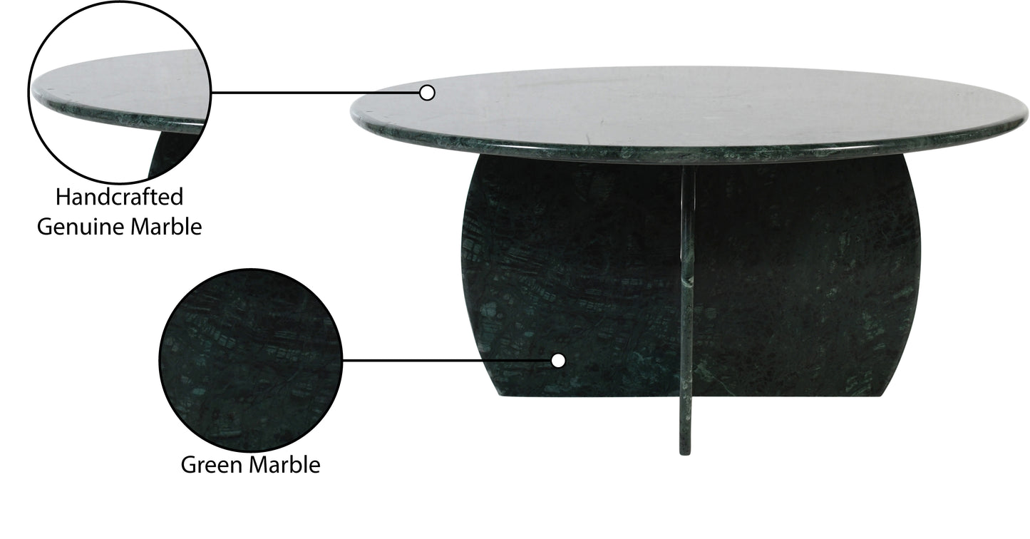 treviso green coffee table