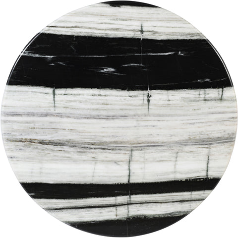 Nola Panda Genuine Marble Coffee Table, 1 Piece