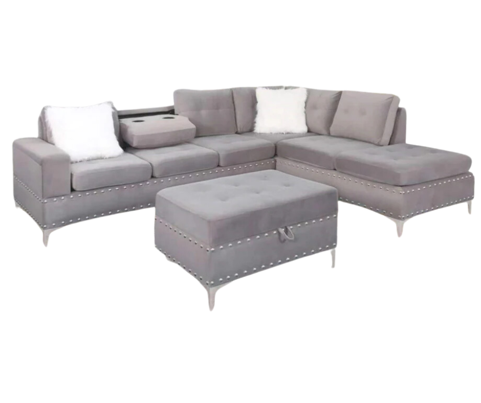 cecilia gray sectional