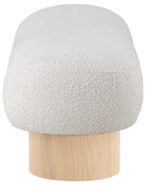 Westbourne Cream Boucle Fabric Bench