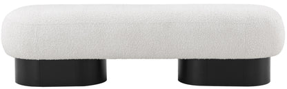 Westbourne Cream Boucle Fabric Bench