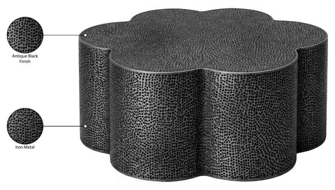 Isolde Black Iron Coffee Table, 1 Piece