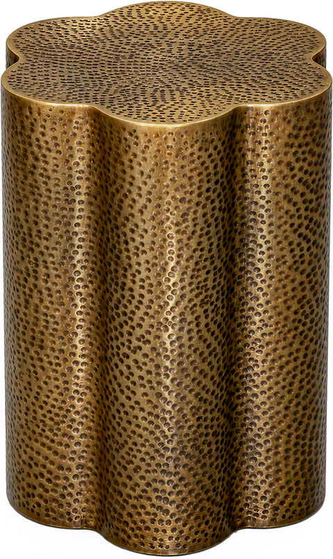 Isolde Brass Iron End / Side Table, 1 Piece