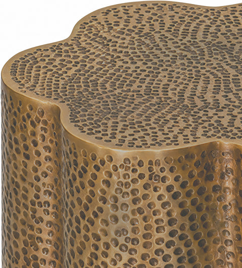 Isolde Brass Iron End / Side Table, 1 Piece