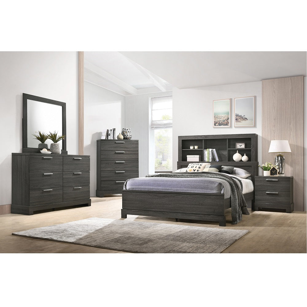 altus nightstand, gray oak finish