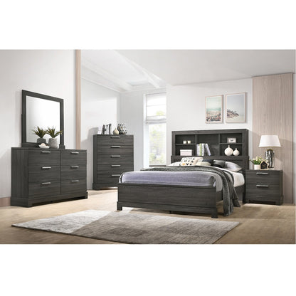 Altus Nightstand, Gray Oak Finish