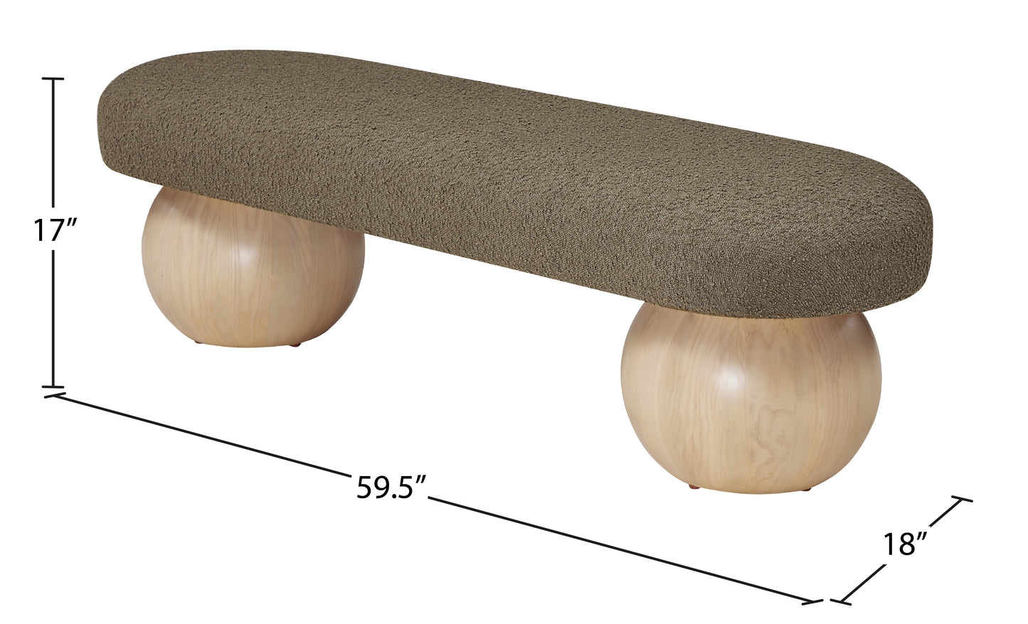 reeves olive bench olive