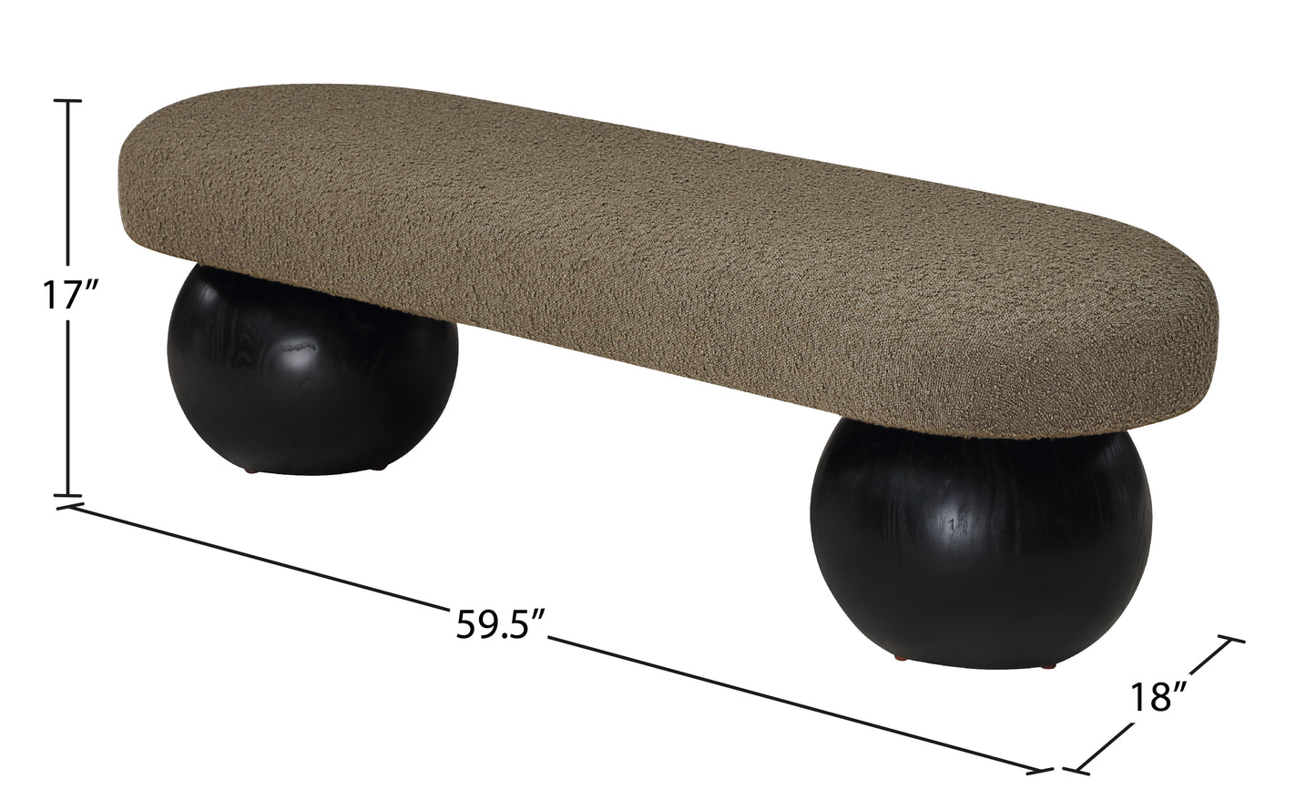 ronin olive bench