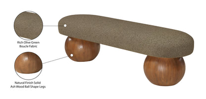 Reeves Olive Bench Olive