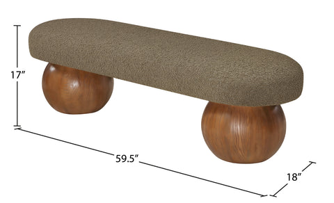 Reeves Olive Bench Olive