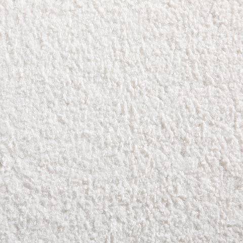 Nova Cream Faux Sheepskin Upholstered Bench, 1 Piece (Style 2)