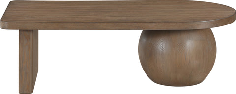 Darcy Brown Ash Wood And Oak Veneer Coffee Table, 1 Piece