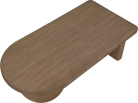 Darcy Brown Ash Wood And Oak Veneer Coffee Table, 1 Piece