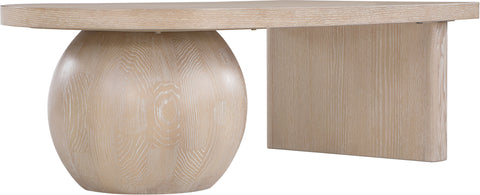 Darcy Natural Ash Wood And Oak Veneer Coffee Table, 1 Piece
