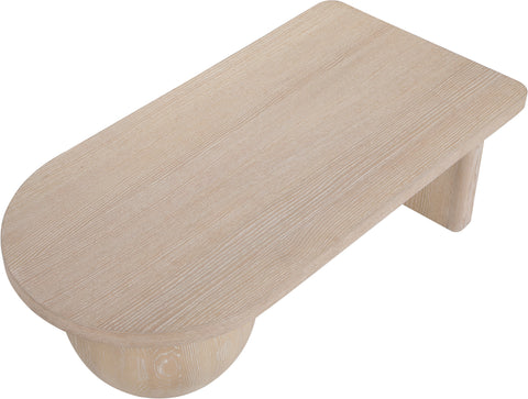 Darcy Natural Ash Wood And Oak Veneer Coffee Table, 1 Piece