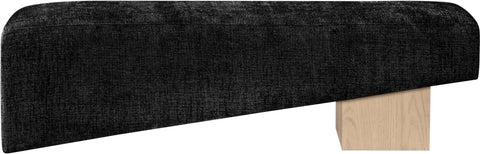 Darcy Black Fabric Upholstered Bench, 1 Piece