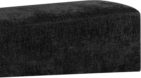 Darcy Black Fabric Upholstered Bench, 1 Piece