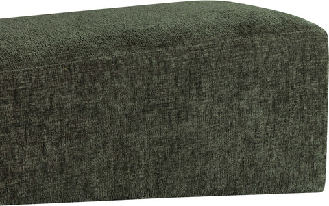 Darcy Green Fabric Upholstered Bench, 1 Piece