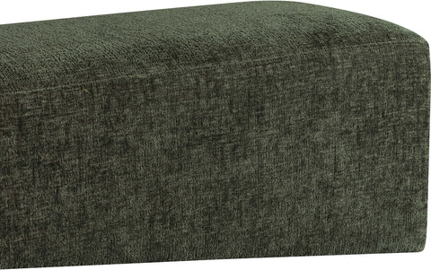 Darcy Green Fabric Upholstered Bench, 1 Piece (Style 2)