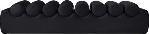 Laurel Black Vegan Leather Upholstered Bench, 1 Piece