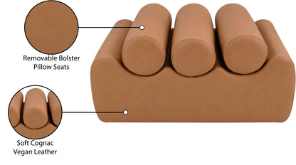 Revive Cognac Vegan Leather Bench