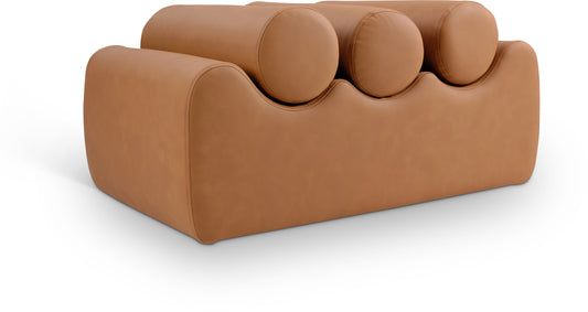 Revive Cognac Vegan Leather Bench