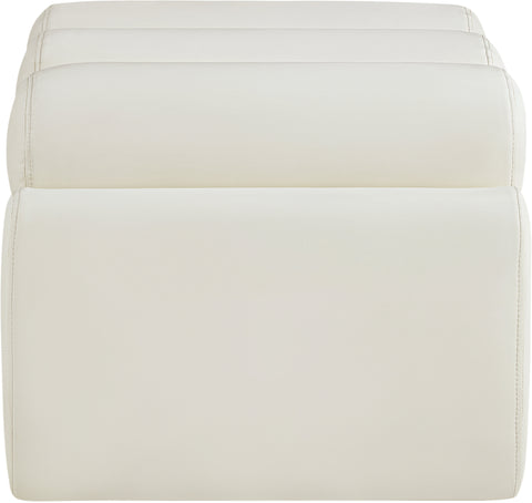 Revive Cream Vegan Leather Bench