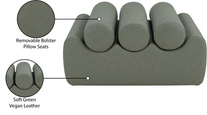 Revive Green Vegan Leather Bench