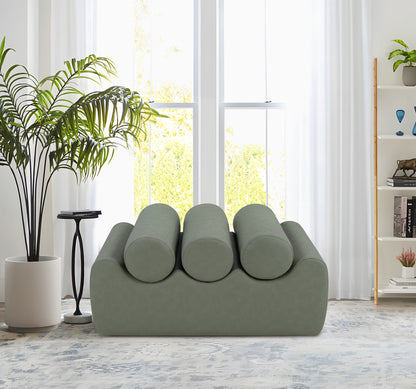 Revive Green Vegan Leather Bench