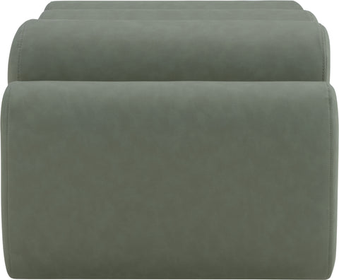 Revive Green Vegan Leather Bench