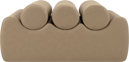 Revive Tan Vegan Leather Bench