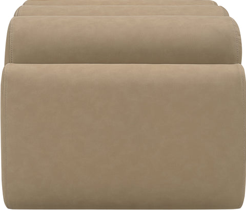 Revive Tan Vegan Leather Bench