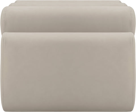 Revive Taupe Vegan Leather Bench