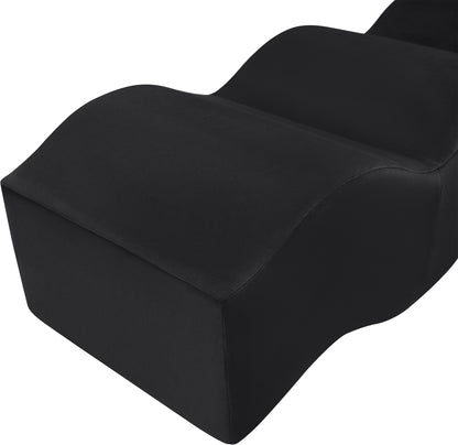 Kinsley Black Velvet Bench