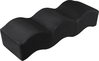 Kinsley Black Velvet Bench