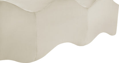 Kinsley Cream Velvet Bench