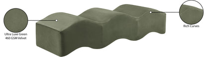 Kinsley Green Velvet Bench