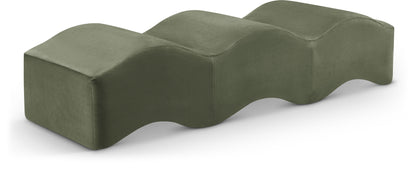 Kinsley Green Velvet Bench