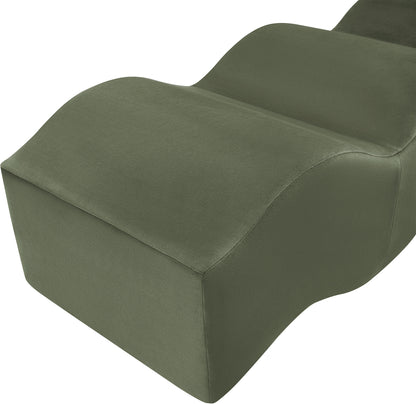 Kinsley Green Velvet Bench