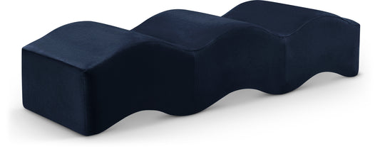 Kinsley Navy Velvet Bench